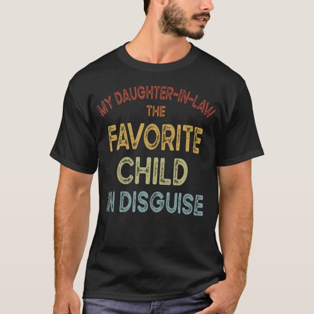 Funny Daughter In Law Quote Daughter In Law Favori T-Shirt (Front)