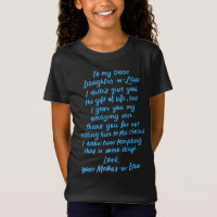 Funny Daughter in Law To My Dear Daughter In Law