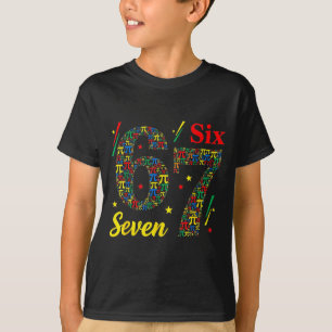 Funny day 3.14 symbol 67 meme math joke gen z humo T-Shirt