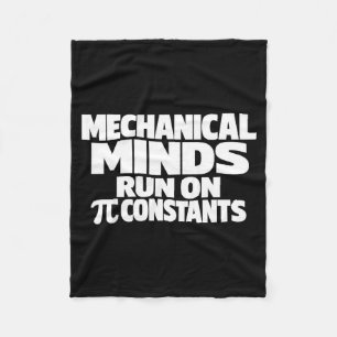 Funny day mechanical engineer march 14 humour Funn Fleece Blanket