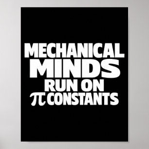 Funny day mechanical engineer march 14 humour Funn Poster