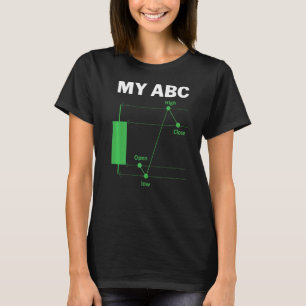 Funny Day Trading Quote My ABC Stockbroker Market T-Shirt