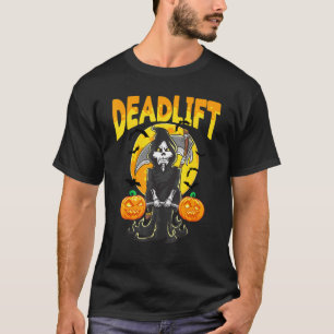 Funny Deadlift Bodybuilder Halloween Workout 3 T-Shirt