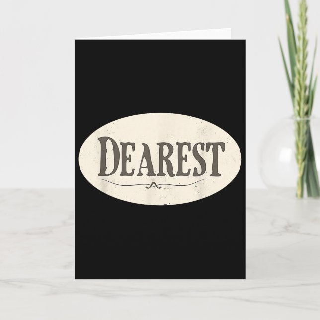 Funny Dearest Costume  Card (Front)