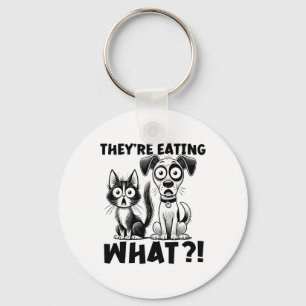 Funny Debate 2024 Pets Dog Cat They're Eating What Key Ring