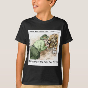 Funny Debt Sea Scrolls T-Shirt