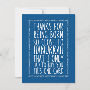 Funny December Birthday and Hanukkah Combined