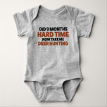 Funny Deer Hunting Jersey Bodysuit for Baby<br><div class="desc">This funny hunting baby jersey bodysuit is a great gift for any miniature outdoorsman who will be doing a lot of deer hunting! This hunting shirt is made by White Buffalo Outdoors. White Buffalo Outdoors' mission is to promote the outdoor way of life with an emphasis on hunting, fishing, and...</div>