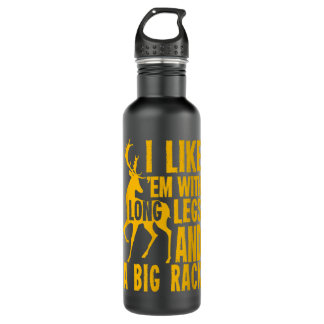 Funny Deer Hunting Quote Gift for Hunters  710 Ml Water Bottle