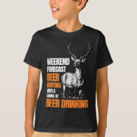 Funny Deer Hunting Season Hunter Drinking Beer For