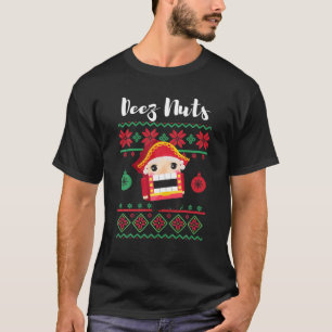 Funny "Deez Nuts" Ugly Christmas 2021 Meme Sweater