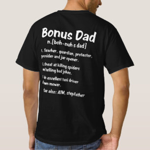 Funny Definition About Bonus Dad - Best Gift For S T-Shirt