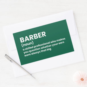 Funny Definition for Barber Sticker