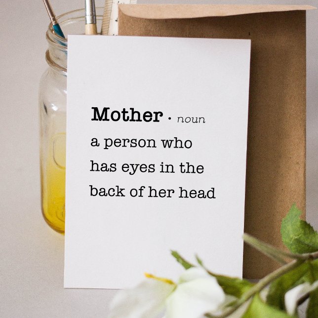 Funny Definition Mother's Day Card (Creator Uploaded)