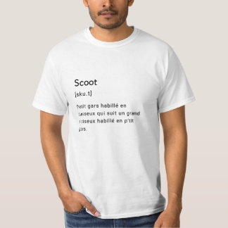 Funny definition of the word scoot. T-Shirt