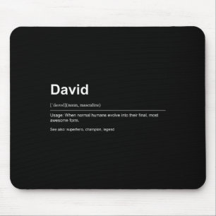 Funny Definition Quote For The Name David _ Mouse Pad