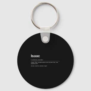 Funny Definition Quote For The Name Isaac _  Key Ring