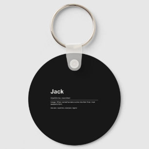 Funny Definition Quote For The Name Jack _  Key Ring