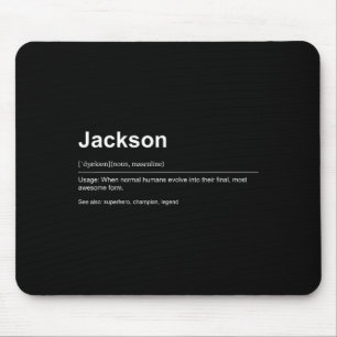 Funny Definition Quote For The Name Jackson _ Mouse Pad