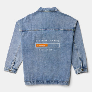 Funny Denim Jacket - Custom Text