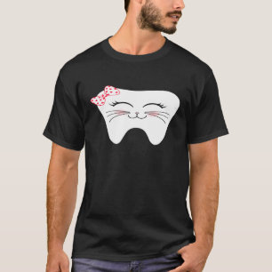 Funny Dental Assistant Cat Lover for Tooth Doctor T-Shirt