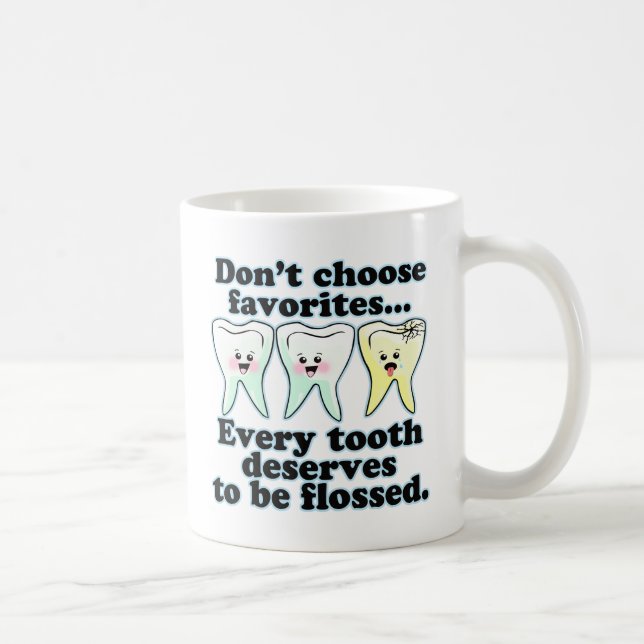 Funny Dental Humour Coffee Mug (Right)
