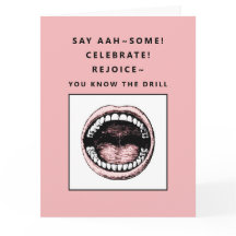 Funny Dental School Graduation Card