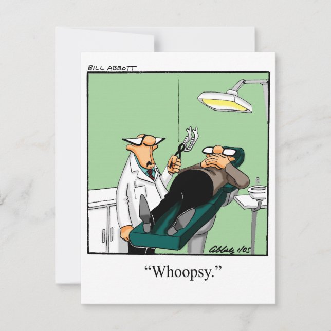 Funny Dental School Graduation Invitations (Front)