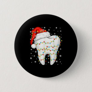 Funny Dental Tooth Pjs Pajamas Christmas Xmas Men 6 Cm Round Badge