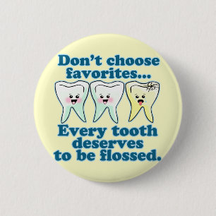 Funny Dentist 6 Cm Round Badge