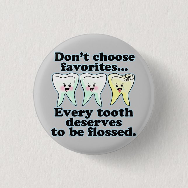 Funny Dentist Dental Hygienist 3 Cm Round Badge (Front)