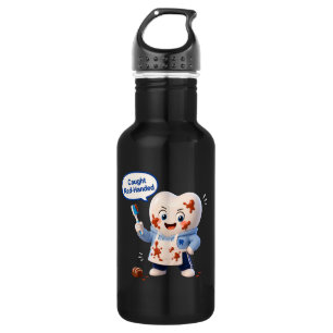 Funny Dentist Humour Chocolate Aluminium Water Bot 532 Ml Water Bottle