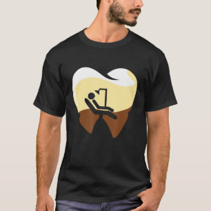 Funny Dentist I Dentistry Molar Imagery T-Shirt