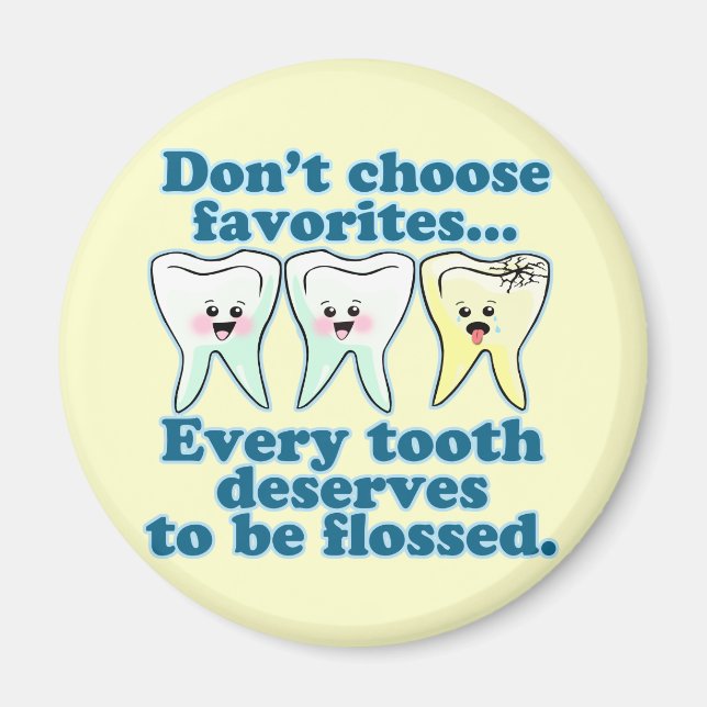 Funny Dentist Magnet (Front)