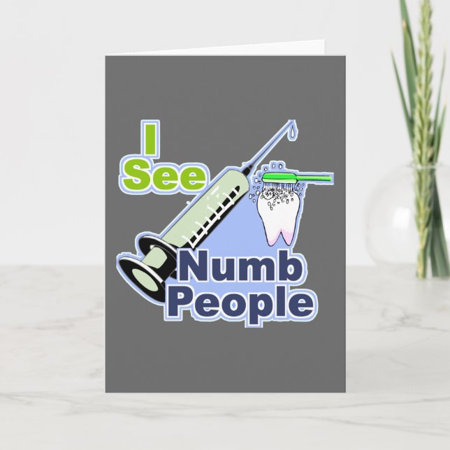 Funny Dentists and Hygienists Card (Front)