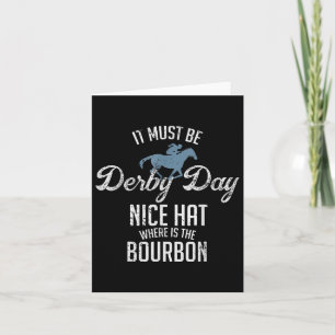 Funny Derby Day And Mint Juleps Horse Racing  Card