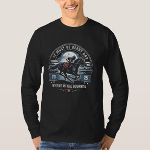 Funny Derby Day & Mint Juleps Horse Racing Vintage T-Shirt