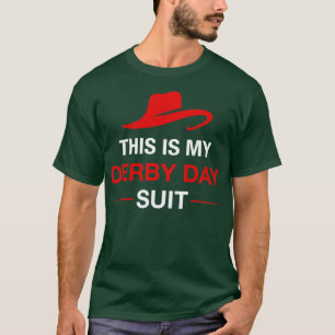 Funny Derby Day Women Hat Derby Suit Kentucky Hors T-Shirt