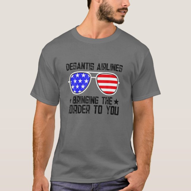 Funny Desantis Airlines 2022 T-Shirt (Front)