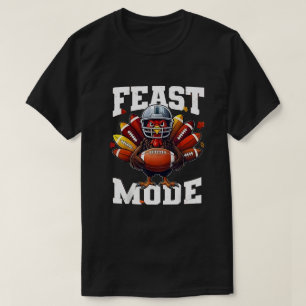 Funny Design Turkey Feast Mode Fall Men Women kids T-Shirt