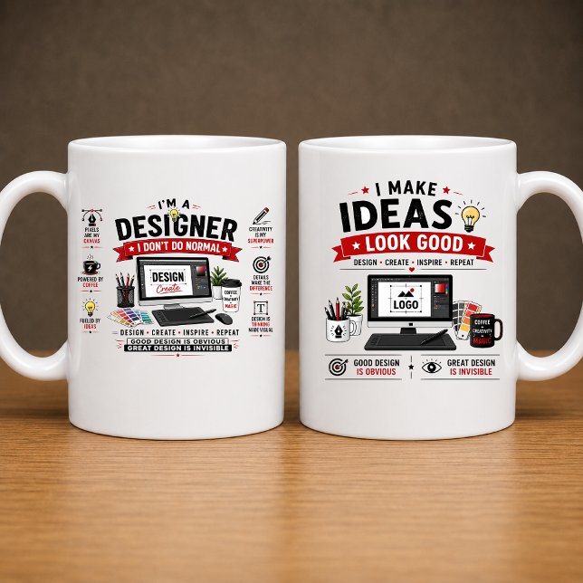 Funny Designer Mug Design | Graphic Designer Coffe (Creator Uploaded)