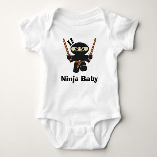Funny Designs Ninja Baby Baby Bodysuit