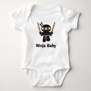 Funny Designs Ninja Baby Bodysuit