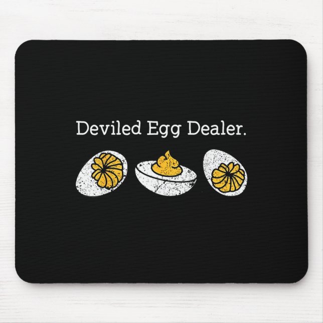 Funny Deviled Egg Er Thanksgiving  Mouse Pad (Front)