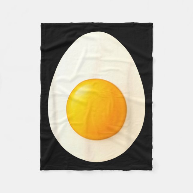 Funny Deviled Egg Halloween Costume Group Family Fleece Blanket (Front)