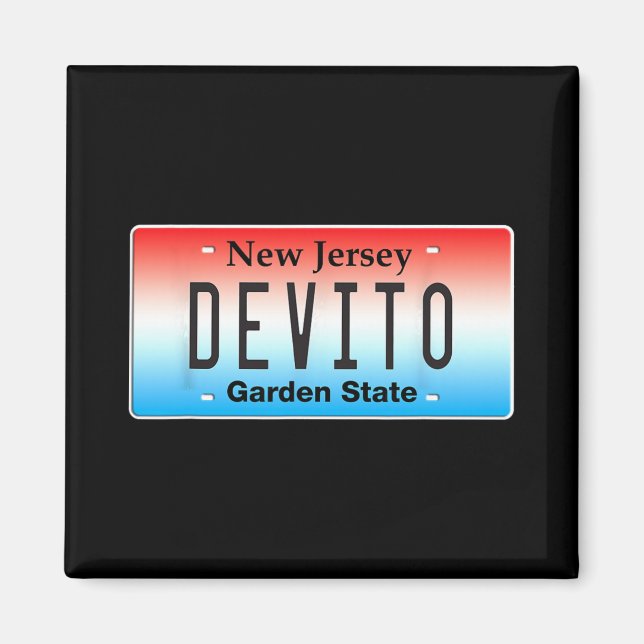 Funny Devito New Jersey Italian American Nj Cutlet Magnet (Front)