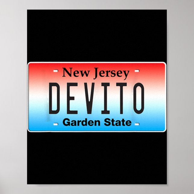 Funny Devito New Jersey Italian American Nj Cutlet Poster (Front)