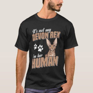Funny Devon Rex Pixie Cat Design for Cat Lovers 1 T-Shirt