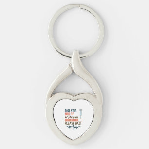 Funny Dialysis Nurse Gift Dialysis Nurse In Progr Key Ring
