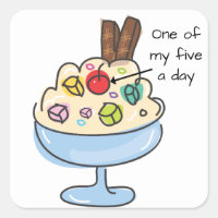 Funny Diet Quote Ice Cream Sundae